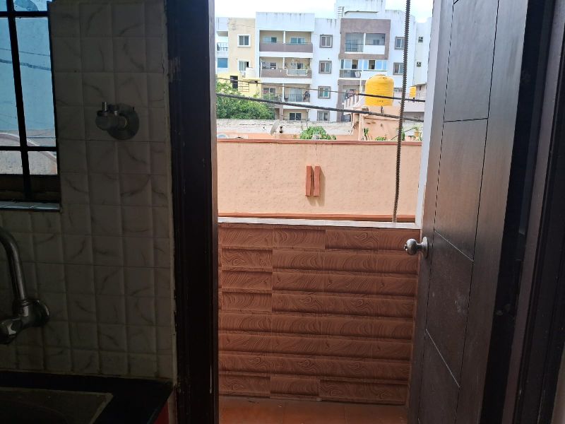 Balcony door of Adithya Enclave 2bhk Kithaganur Bangalore